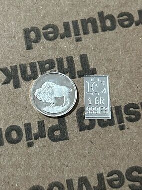1 Gram Buffalo 🦬 Fine Silver Coin .999